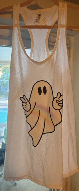 Rainbow Ghost Tank Top
