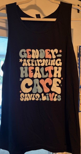 Gender Affirming Health Care Black Tank Top