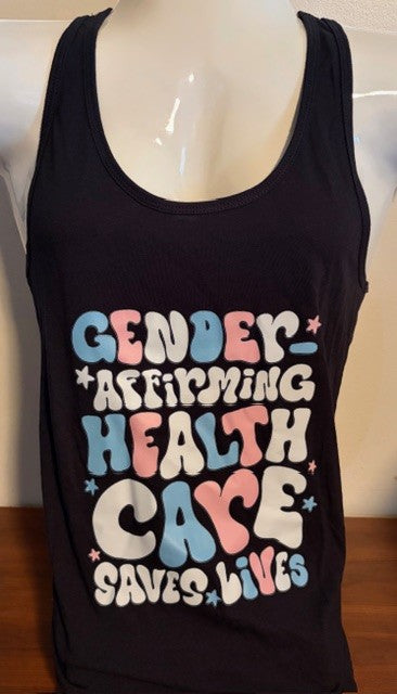 Gender Affirming Health Care Black Tank Top