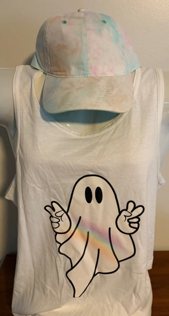 Rainbow Ghost Tank Top
