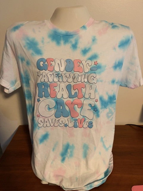 Gender Affirming Health Care Tie Dye T-Shirt