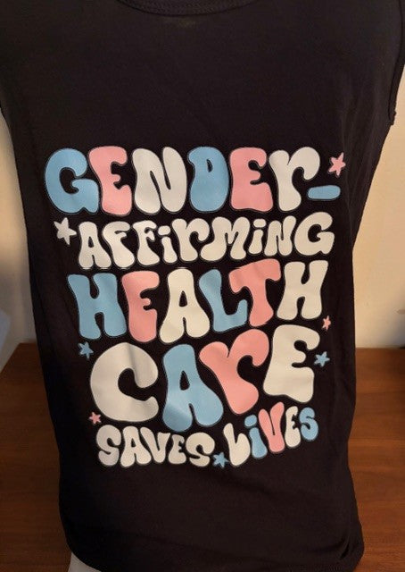Gender Affirming Health Care Black Tank Top
