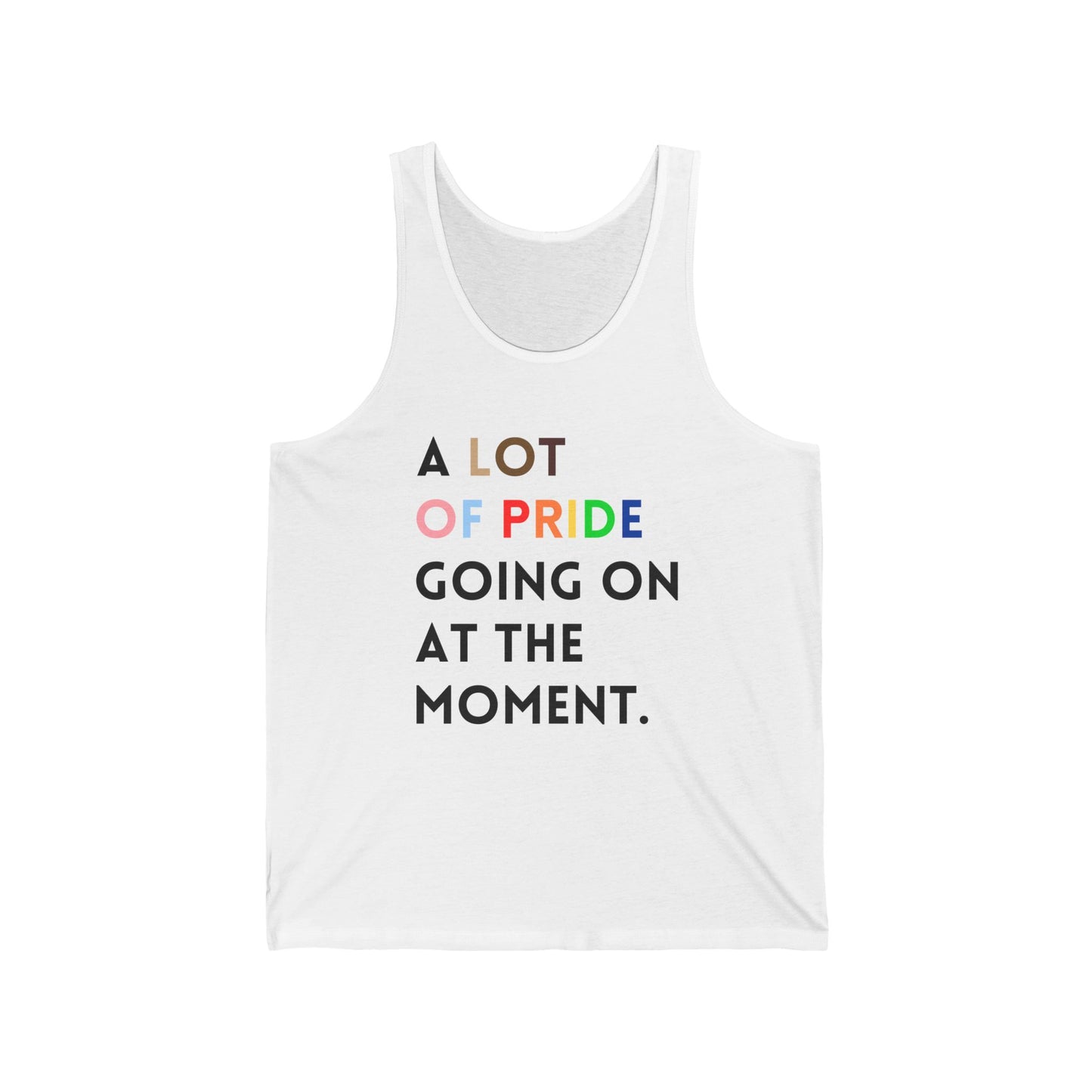 A Lot of Pride White Tank Top