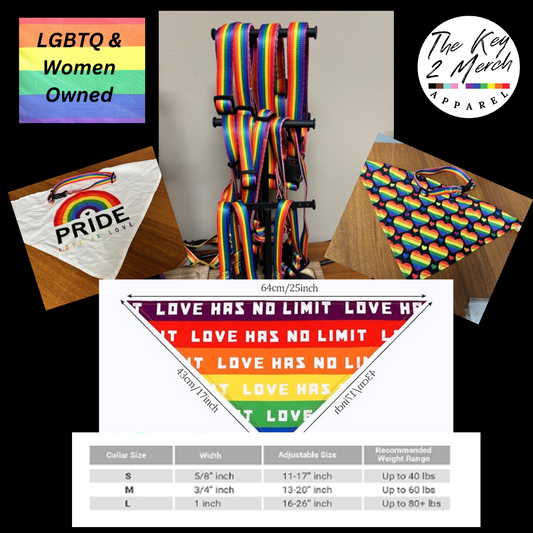 Rainbow Dog Collar