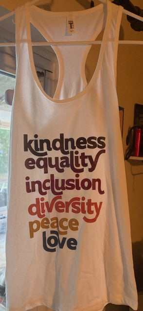 Kindness, Equality and Inclusion Tank Top