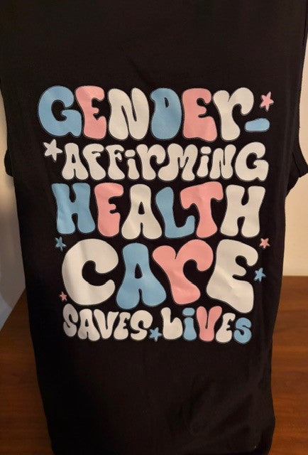 Gender Affirming Health Care Black Tank Top