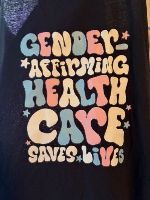 Gender Affirming Health Care Black Tank Top